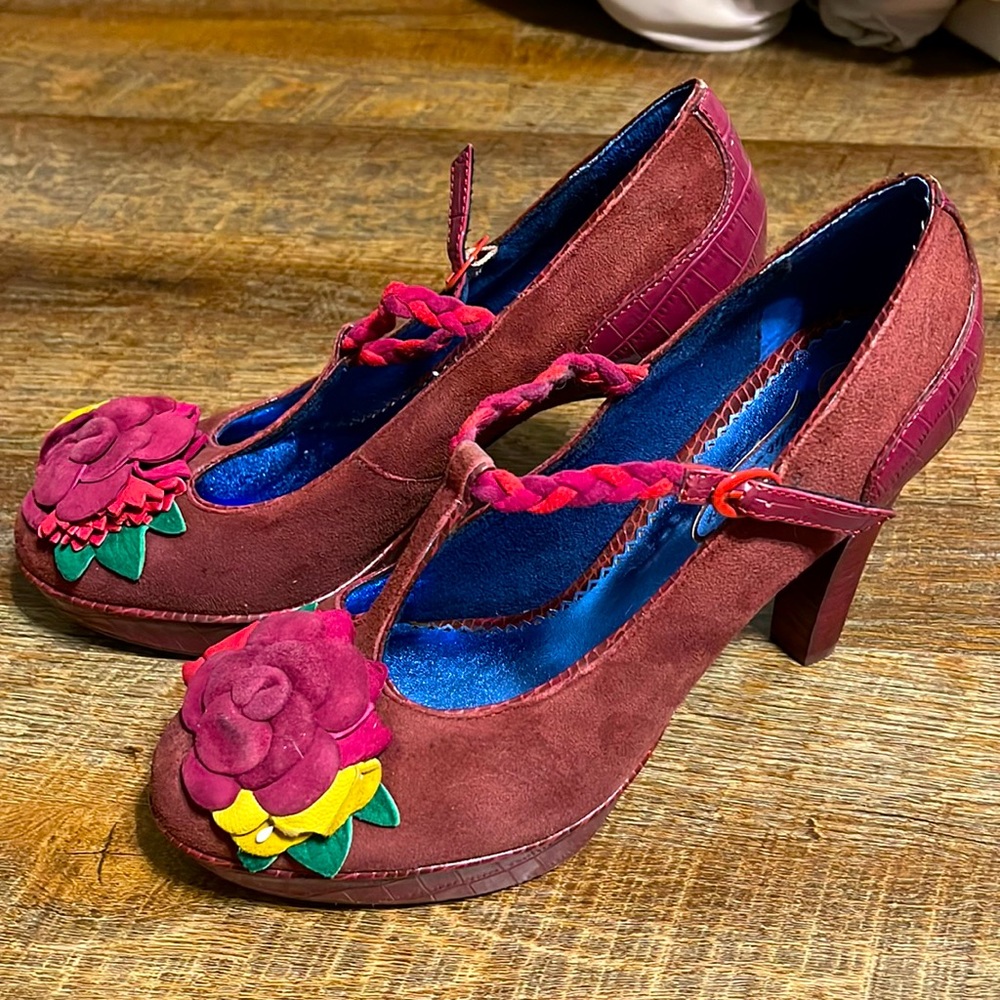 Poetic License Plum Suede Heels 39.5